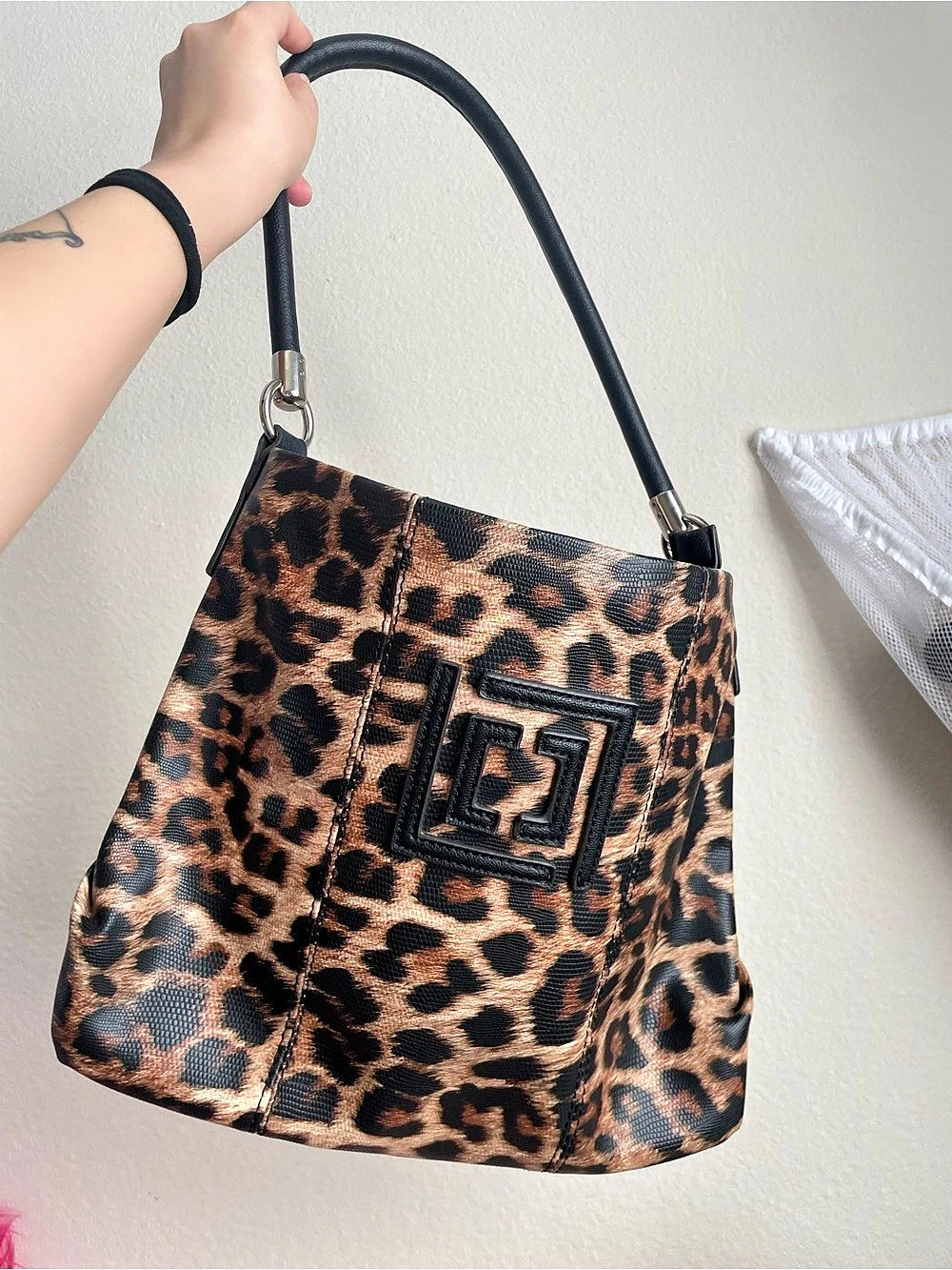 Liz Claiborne Leopard Print Shoulder Bag